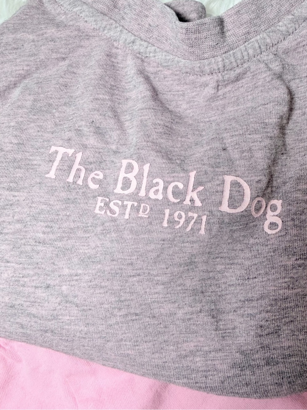 The Black Dog Pink 2 Piece Outfit Set 12M Long Sleeve Top Pants Cotton - Picture 5 of 9